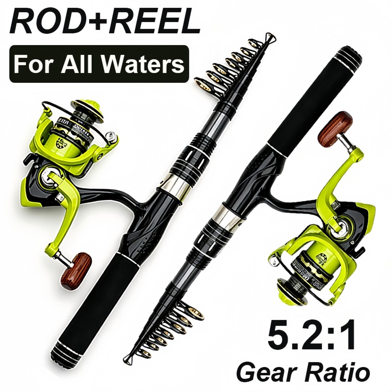 Developing Tank Reel - Conjunto de Vara de Pesca Giratória