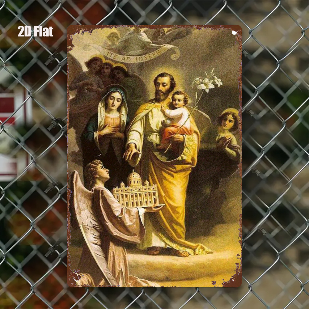 Vintage Collectible Plates - Placa de Metal Vintage 2D, Placa