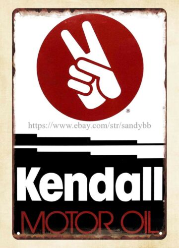 Vintage Collectibles Store - Placa de metal Kendall Motor Oil,