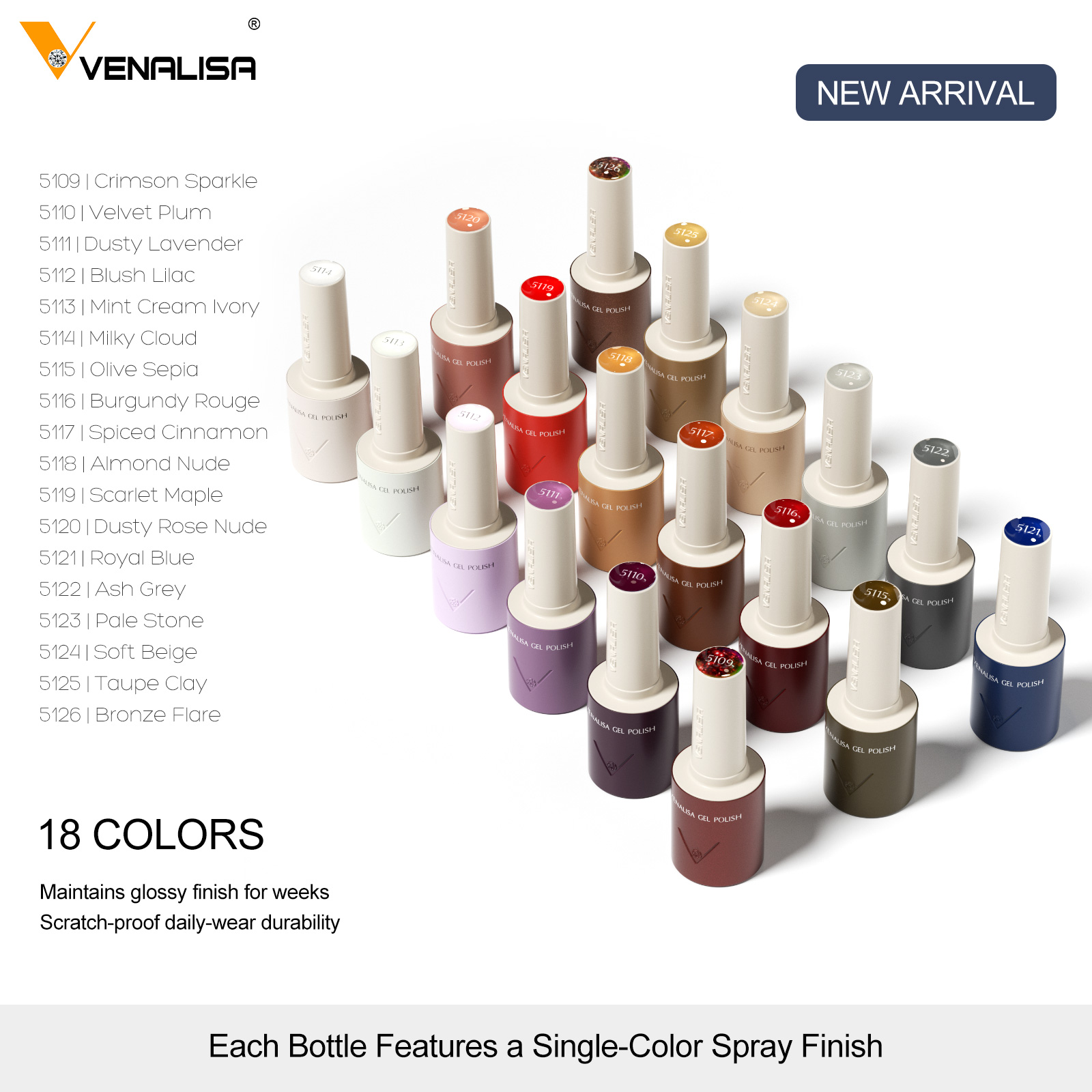 VENALISA V7 Esmalte em Gel 18  - Vintage Collectible Bottles avaliação e preço
