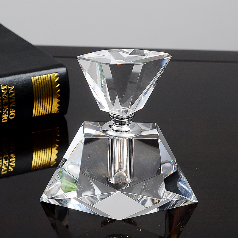 Frasco de Perfume de Cristal E - Vintage Collectible Bottles avaliação e preço