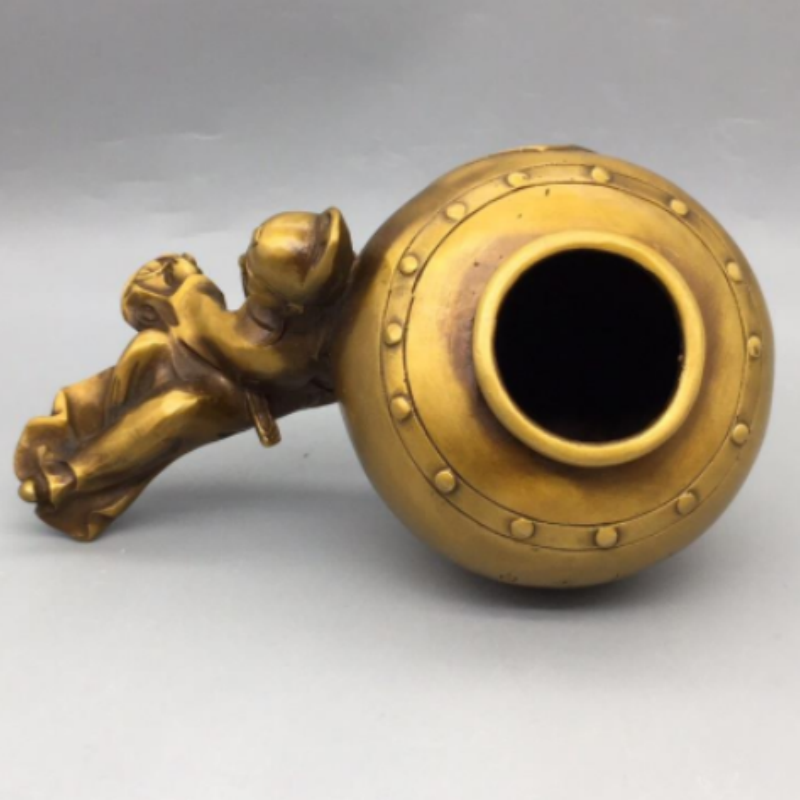 Estátua Vintage de Latão Li Ba - Vintage Collectible Pens avaliação e preço